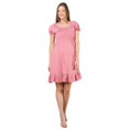 thumbnail image 1 of Vestido Maternidad Mujer Algodón Fresco Cómodo Vestido Embarazo Primavera Casual Amplio Color Rosa, 1 of 4