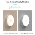 thumbnail image 3 of Puck Light LED Motion Sensor Closet Lights USB Rechargeable Under Cabinet Counter Lighting Night Light (Warm White)6Pc, 3 of 5
