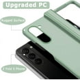 thumbnail image 2 of Compatible Phone Case for Samsung Galaxy Z Fold 5 Case with Hinge Protection,Slim Lightweight Hard Scratch Resistant Full Protective Hinged Case for Galaxy Z Fold 5 Case,Thin Fold 5 Cover Green, 2 of 7