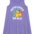 thumbnail image 2 of Pokémon - Gotta Catch Em All Starters - Youth Girls A-line Dress, 2 of 4