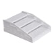 thumbnail image 4 of Recolector de arena para gatos con escalón, accesorios desmontables para escaleras, para gatos y gatitos de interior. Blanco, 4 of 9
