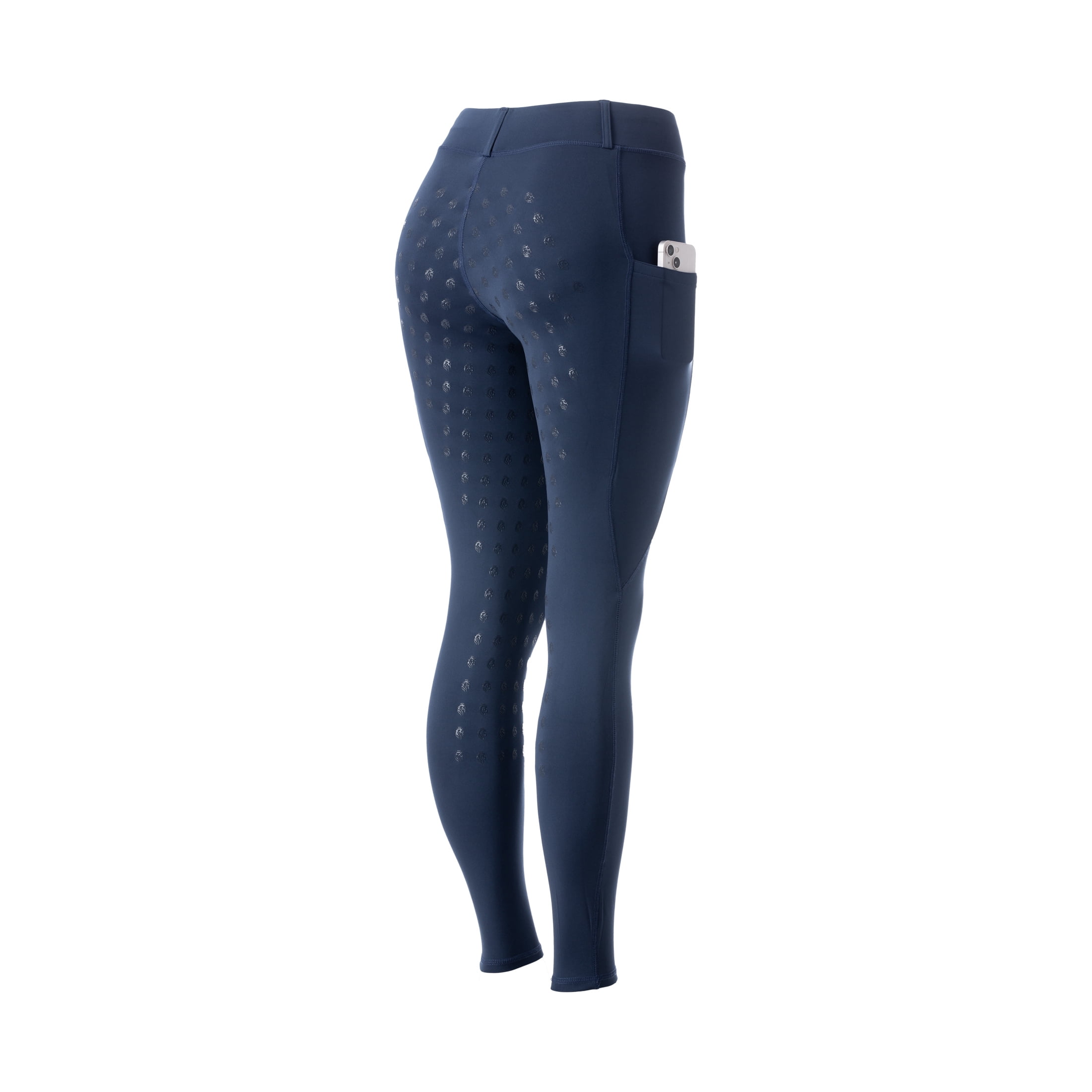 Equinavia Classic Womens Silicone Full Seat Horse Riding Pants with Phone Pockets | Equestrian Breeches Schooling Tights