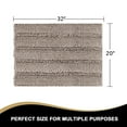 thumbnail image 2 of PrimeBeau Microfiber Non Slip Mat Anti-Slip Bath Mat, 20 x 32 Inch, Khaki, 2 of 7