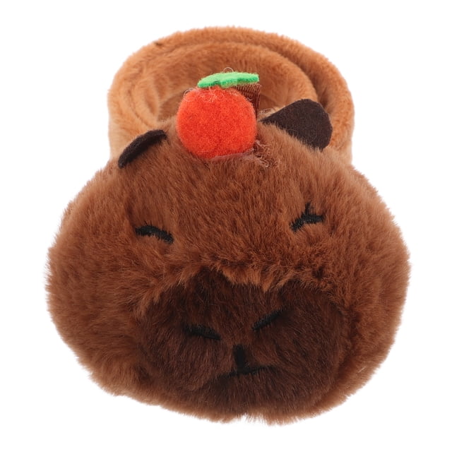 Pulsera de capibara de peluche, ideal como regalo de cumpleaños para niños