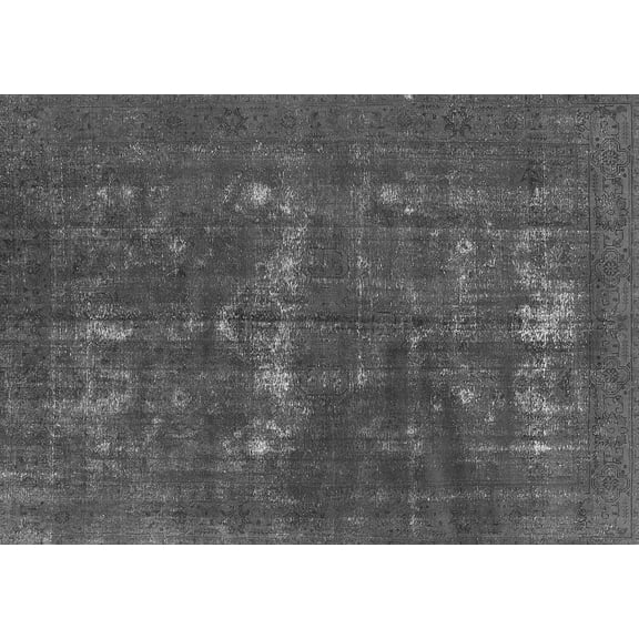 Ahgly Company Indoor Rectangle Persian Gray Bohemian Area Rugs, 5' x 7'
