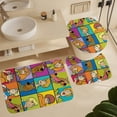 thumbnail image 6 of Scooby-Doo Scooby Shower Curtain Sets 4 Piece Bathroom Set Non-Slip Rugs Bath Mats U-Shaped Floor Mat Toilet Lid Cover Mat for Bathroom Decor, 6 of 8