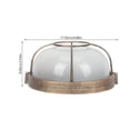 thumbnail image 2 of Shisuyan Bulkhead Light Garden Bulkhead Light Fixture Wall Led Nautical Light No Bulb, 2 of 8