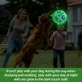 thumbnail image 5 of Glow in The Dark Dog Toys - 8 Inch Upgraded Interactive Light Up Soccer Balls, World Cup Dogs Football, Outdoor Tug Toys for Medium & Large Dogs Birthday Gifts, 5 of 7