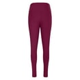 thumbnail image 6 of Plus Size Fleece Lined Leggings with Pockets High Waist Winter Yoga Pants, 6 of 8