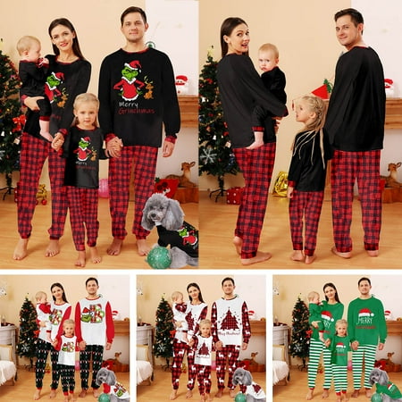 

The Gr1nch Gr1nchmas Matching Family Christmas Long Pyjamas