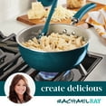 thumbnail image 6 of Rachael Ray 3 Qt Create Delicious Aluminum Nonstick Everything Pan, Teal Shimmer, 6 of 9