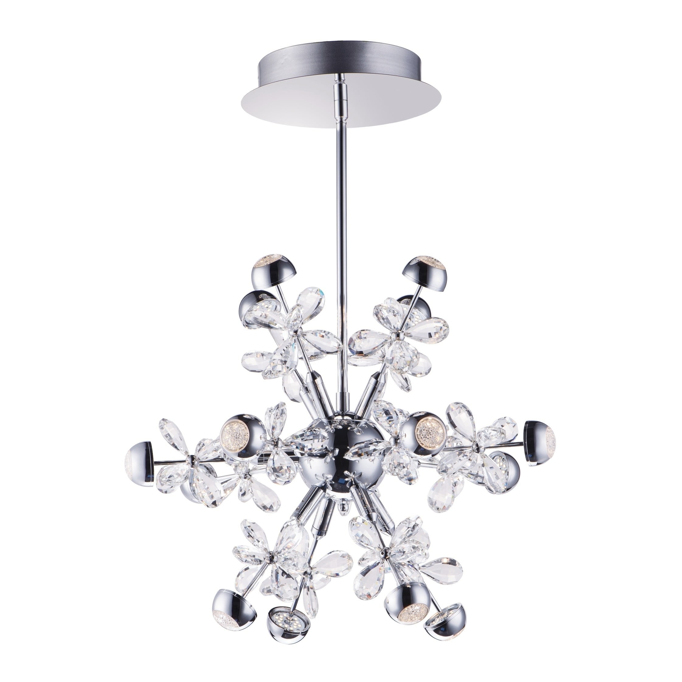 Et2 Lighting E24793 20pc Nova Multi Light Pendant Polished Chrome Et2 Lighting E24793 20pc Nova Multi Light Pendant Polished Chrome