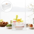 thumbnail image 2 of Clear Cake Dome Reusable Plastic Cake Tray Protector Bread Dish Clear Dome Cover, 2 of 6