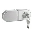 thumbnail image 2 of Glass Door Lock, 10~12mm Stainless Steel Glass Door Lock with Keys Open/Close Home Hotel Bathroom Use, 2 of 8