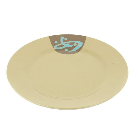 Olive Fruit - Family Kitchen Fruit Vegetable Fish Holder Plate Olive Yellow 23cm Dia