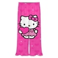 thumbnail image 3 of Hello Kitty Women Pajama Pants Comfy Pj Bottoms Soft Printed Lounge Pant with Pockets, 3 of 7