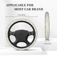 thumbnail image 5 of Gaeub Icecream Truck Breathable Stretch Elastic Steering Wheel Cover, Cool in Summer and Warm in Winter, Universal 15 inch, 5 of 8