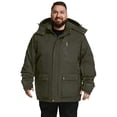 thumbnail image 3 of Soularge Men's Big and Tall Winter Coat Warm Puffer Jacket Waterproof Insulated Jacket Green 6X, 3 of 10