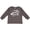 Charcoal Grey, variant on Inktastic I'm Grandma's Favorite with Arrow and Hearts Boys or Girls Long Sleeve Toddler T-Shirt