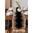 thumbnail image 2 of Table Runners 36 Inches Long Dress Scarves, Orange Pumpkins Fall Farmhouse Kitchen/Dining Table Runner, Short Coffee Tablerunners, Thanksgiving Botanical Leaves Floral 13x36 Inch, 2 of 7