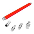 thumbnail image 2 of Fengbin Barre de Clé à Cliquet d'Extension Clé à Choc Universelle Kit de Douille pour Endroits Serrés Rouge, 2 of 9