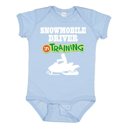 

Inktastic Snowmobile Driver in Training Gift Baby Boy Bodysuit