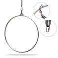 thumbnail image 3 of Miumaeov 33.5" Yoga Ring Aerial Lyra Hoop Gymnastic Equipment Dancing Training Durable, 3 of 12