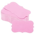 thumbnail image 1 of Unique Bargains 2' x 3.5' Blank Paper Business Cards Small Index Flash Cards Words Message Note Card Lace, Pink 100 Pack, 1 of 5