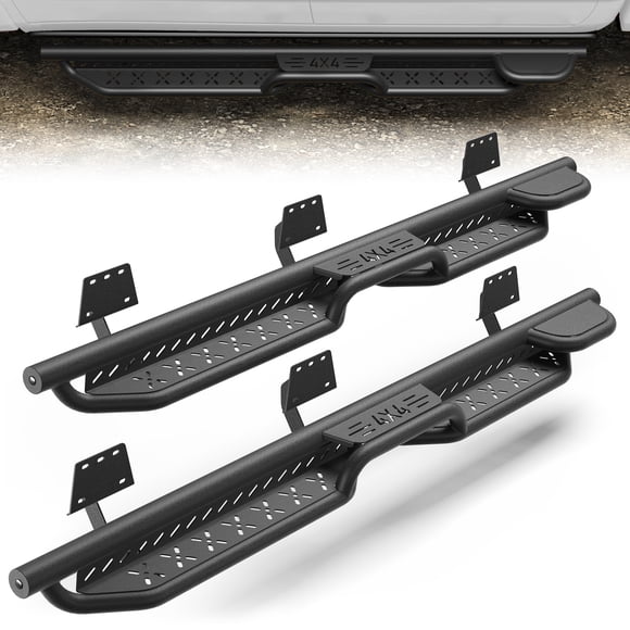 POFENZE Ram 1500 Running Boards Side Steps Compatible with 2019-2026 Dodge Ram 1500 Crew Cab (4 Doors ONLY) Steel Nerf Bars 2PCS