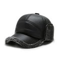 thumbnail image 4 of Men's Baseball Winter Warm Flf P Leather Earmfs Hat Hats Hot Z0X6, 4 of 6