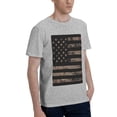 thumbnail image 2 of Bingfone American Flag With Desert Camouflage Men'S Loose Fit Short-Sleeve Pocket T-Shirt, 2 of 7