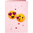 thumbnail image 2 of paper love emoji love valentines pop up card, 3d popup greeting cards, valentine's day, for wedding, anniversary, love, romance, birthday, all occasion, 2 of 6