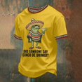 thumbnail image 2 of CONZONE Cinco De Mayo Mens T-Shirts Short Sleeve T-Shirts for Men Crew Neck Graphic Mexican May 5Th Tee Tops, 2 of 3