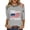 Light Gray, variant on Loose Fit Casual Patriotic Women Tops Three-Quarter Sleeve Scoop Neck 250 Anniversary USA Soft Lightweight Shirts For 4Th Of July Holiday Daily Wear Navy M