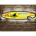 thumbnail image 4 of Queen Sense 32" Land Shark Landsharks Lager Surfboard 3D LED Sign Light Vivid Printing Tech Design Beer Bar Pub Wall Decor Artwork Lamp W132LSL-LED3D, 4 of 4
