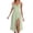 Green, variant on OSOLU Solid Color Women Casual Dress V-Neck Low Cut Back Tie Detail Comfortable Everyday Wear Spring Summer Fall Dresses Cute Sundress Dresses For Women 2025 Elegant Classy