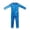 Blue, variant on YunPes Girls Solid Metallic Glossy Leotard Jumpsuit Soft Stretchy Shiny Long Sleeve Onesies Halloween Dress-Up Party Performance Wear