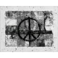 thumbnail image 2 of Wiley, Marta 14x12 White Modern Wood Framed Museum Art Print Titled - BAndW PEACE, 2 of 4