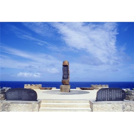 Micronesia Saipan Banzai Cliff World War II Memorial Erected by Kozuke Tomizawa Poster Print