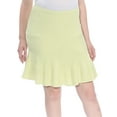 thumbnail image 3 of Rachel Roy Womens Casual Flared Skirt, Green, Medium, 3 of 4