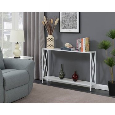 UBesGoo Console Entryway Hallway Table Behind Coach Sofa Witih Storage