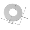 thumbnail image 2 of LOLIPPYY 2Pcs Wear Resistant Toilet Flange Covers with Easy Install Connect Slot, 2 of 8