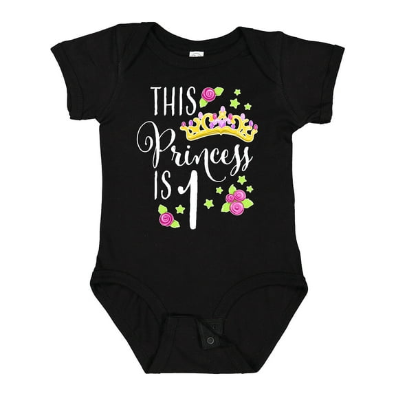 Inktastic This Princess is One First Birthday Girls Baby Bodysuit
