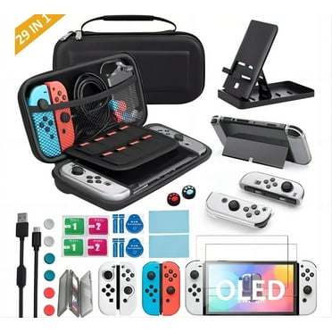 Switch Case Compatible with Nintendo Switch, 29 in 1 Accessories kit