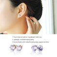 thumbnail image 3 of Guardurnaity Pendientes hipoalergénicos de cristal con diamantes de imitación para mujeres y niñas para fiesta Ropa, zapatos y accesorios Miscelánea Oro, 3 of 6