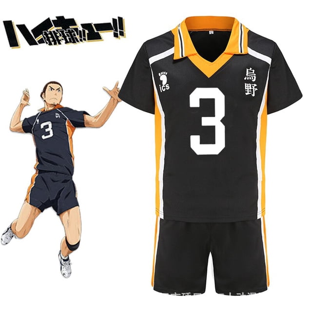 ¡Haikyuu! Disfraz de Anime Tobio Kageyama, Shoyo Hinata, uniforme de voleibol, cómic, traje de fiesta de Halloween