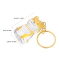 thumbnail image 2 of BEADCEST 4Ud Llaveros Transparentes Para Almacenar De Perro Y Preservar Especiales, 2 of 6