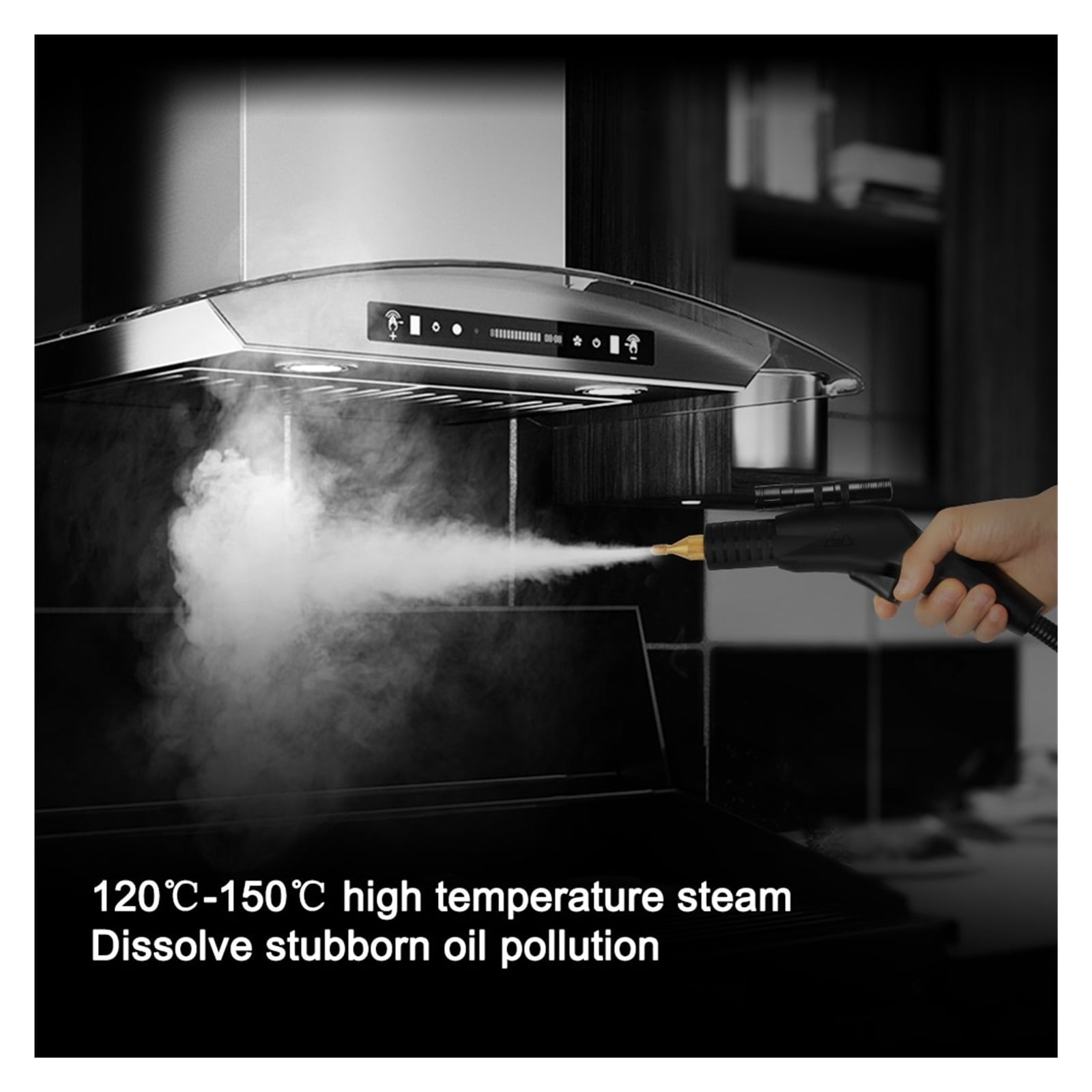 Commercial 3KW Steam Cleaner, Multifunctional Air Conditioning Kitchen Hood Car Steaming Cleaner, Sterilization Disinfector ,Efficient Cleaning