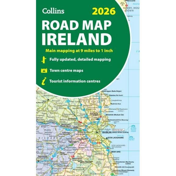 2026 Collins Road Map of Ireland