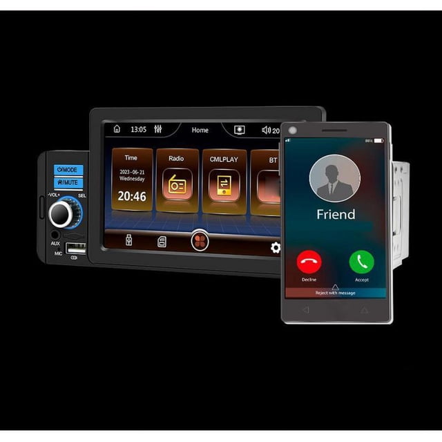 Pantalla de Navegación para Radio de Coche Baoblaze 5 Pulgadas